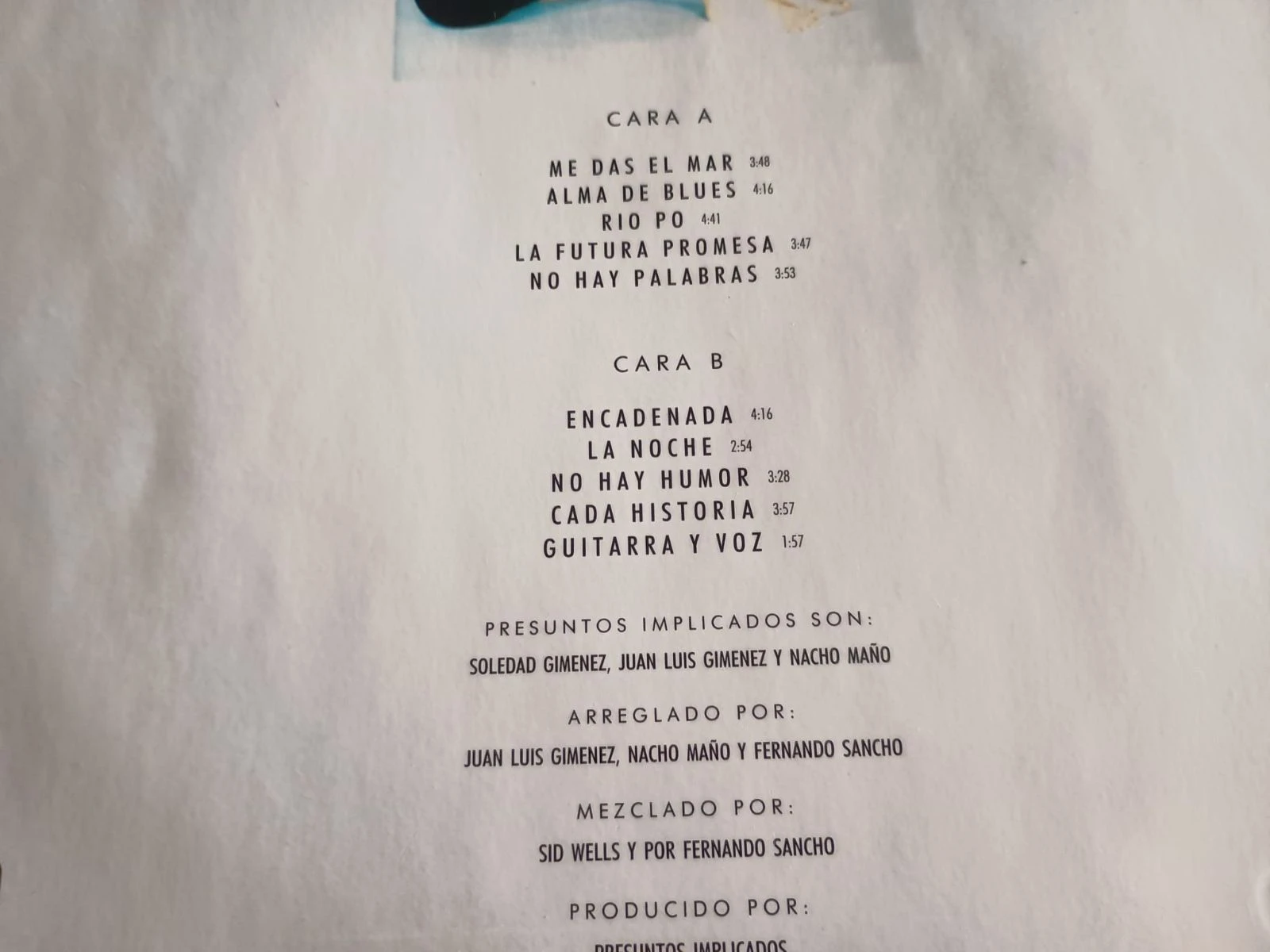 Blues Soul, Presuntos Implicados 1989 – photo 12